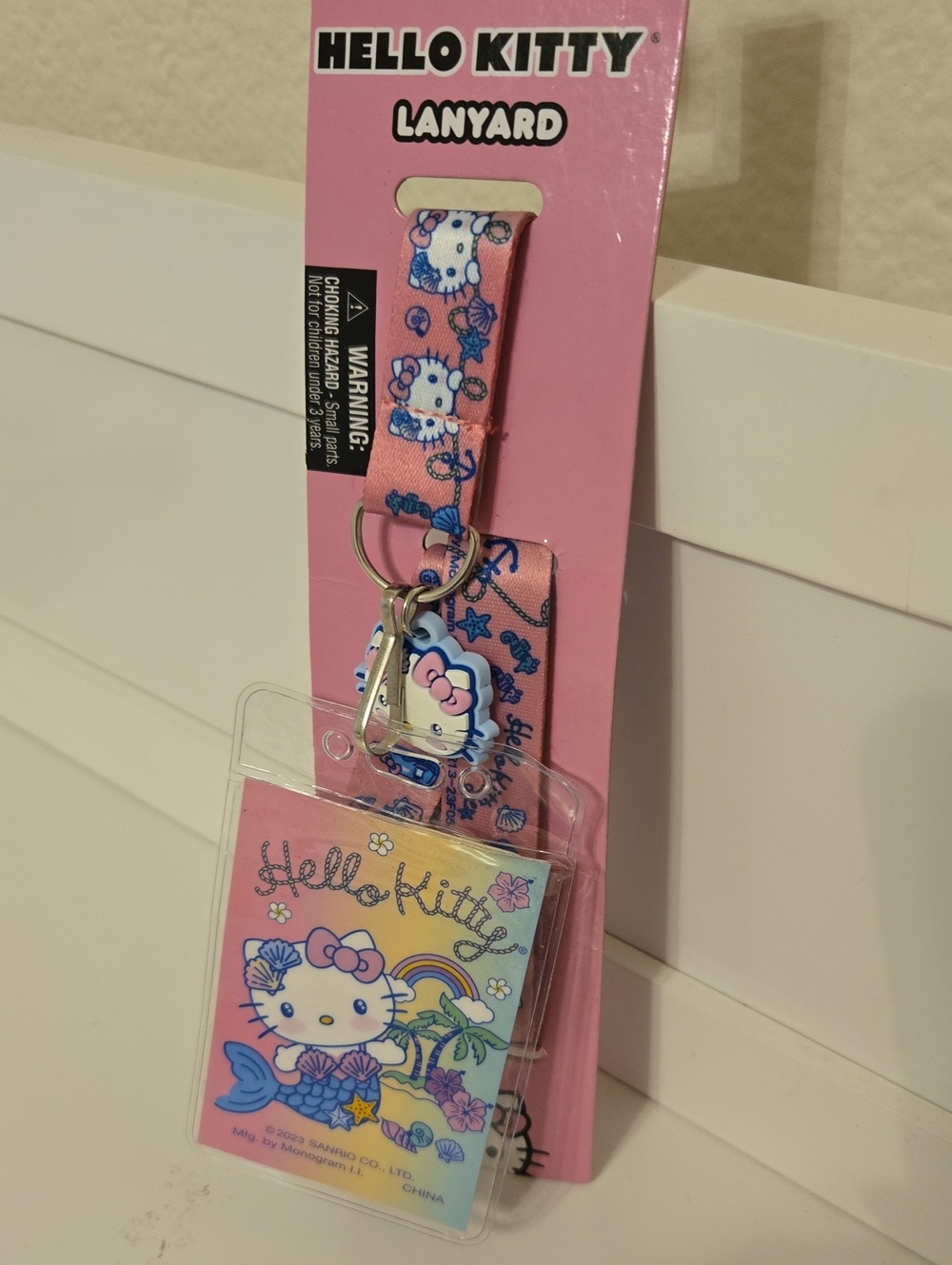 Hello Kitty Pink Lanyard for Kids Nwt